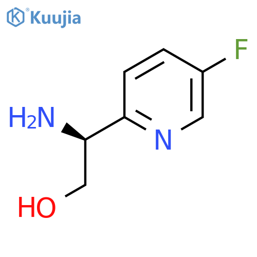 (2S)-2-amino-2-(5-fluoropyridin-2-yl)ethan-1-ol structure
