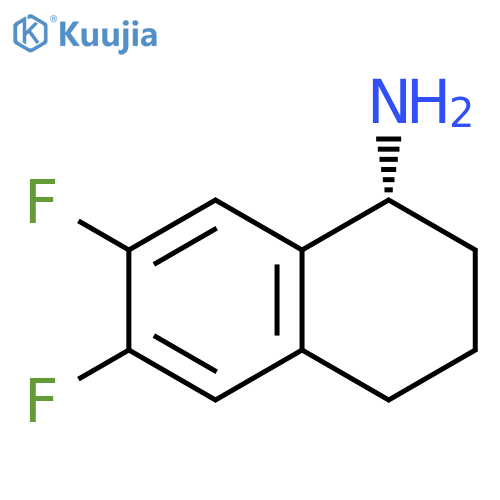 (1R)-6,7-DIFLUORO-1,2,3,4-TETRAHYDRONAPHTHYLAMINE structure