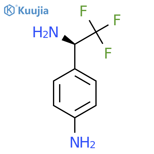 (R)-4-(1-Amino-2,2,2-trifluoroethyl)phenylamine structure