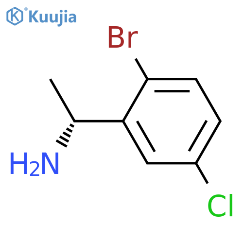 (1R)-1-(2-bromo-5-chlorophenyl)ethan-1-amine structure
