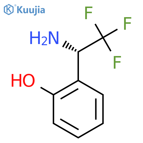 (S)-2-(1-aMino-2,2,2-trifluoroethyl)phenol hydrochloride structure