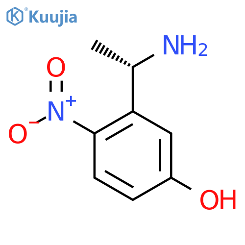 3-(1S)-1-aminoethyl-4-nitrophenol structure