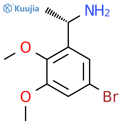 (1S)-1-(5-bromo-2,3-dimethoxyphenyl)ethan-1-amine structure