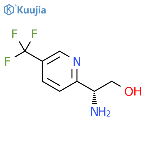 (2R)-2-amino-2-5-(trifluoromethyl)pyridin-2-ylethan-1-ol structure