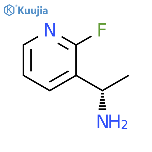 (1S)-1-(2-fluoropyridin-3-yl)ethan-1-amine structure