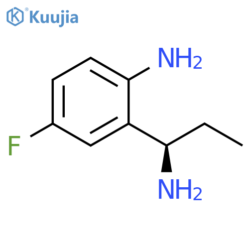 2-((1R)-1-AMINOPROPYL)-4-FLUOROPHENYLAMINE structure