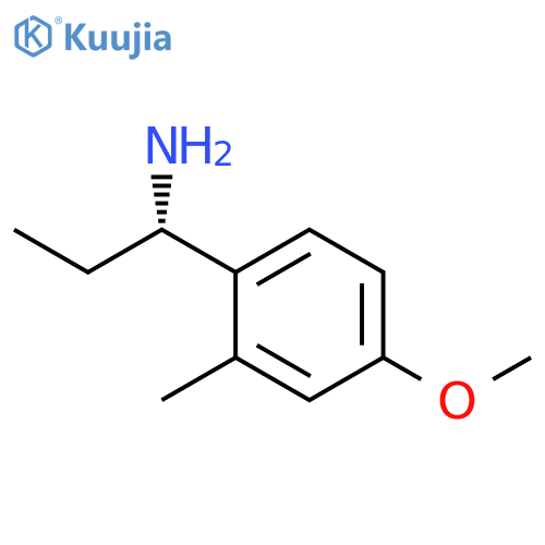 (1S)-1-(4-METHOXY-2-METHYLPHENYL)PROPAN-1-AMINE structure