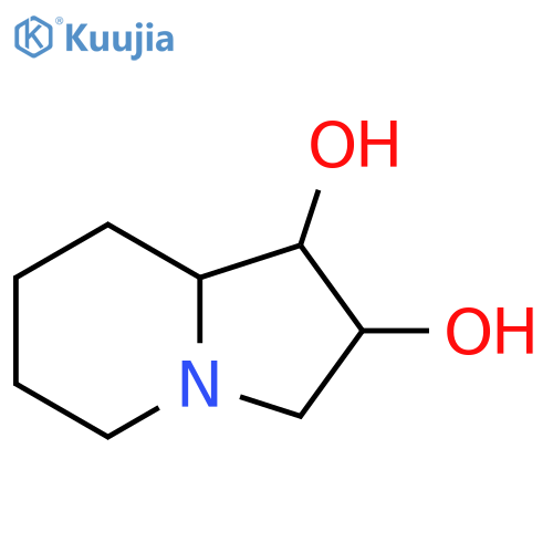 Octahydroindolizine-1,2-diol structure