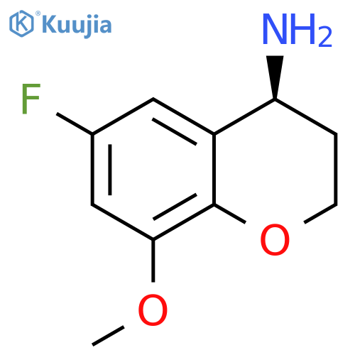 (4S)-6-FLUORO-8-METHOXYCHROMANE-4-YLAMINE structure