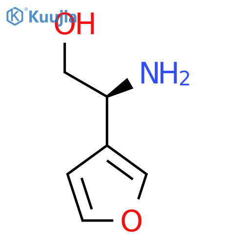 (2S)-2-amino-2-(furan-3-yl)ethan-1-ol structure