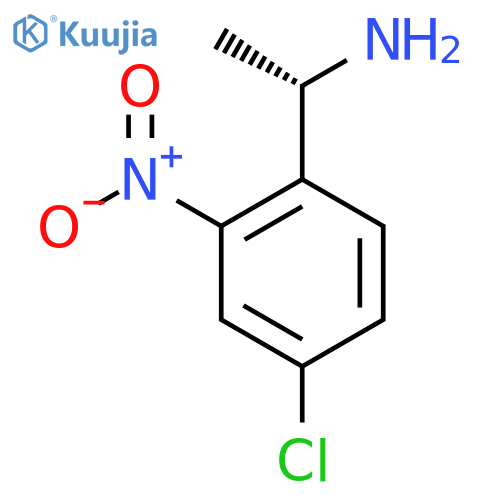 (1S)-1-(4-chloro-2-nitrophenyl)ethan-1-amine structure