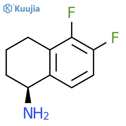 (1S)-5,6-DIFLUORO-1,2,3,4-TETRAHYDRONAPHTHYLAMINE structure