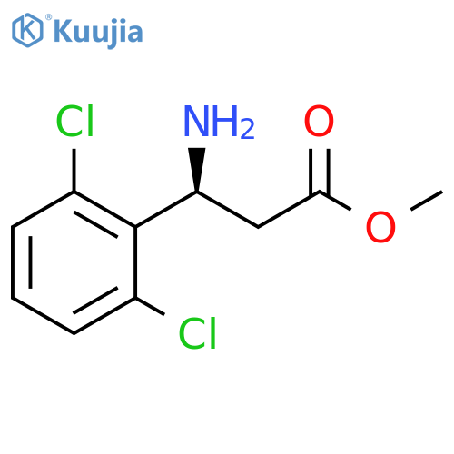 METHYL (3S)-3-AMINO-3-(2,6-DICHLOROPHENYL)PROPANOATE structure