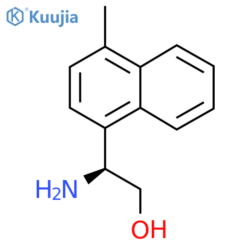 (2S)-2-amino-2-(4-methylnaphthalen-1-yl)ethan-1-ol structure