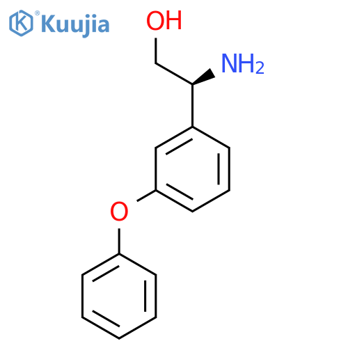 (2S)-2-Amino-2-(3-phenoxyphenyl)ethan-1-OL structure