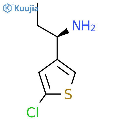 (1R)-1-(5-chlorothiophen-3-yl)propan-1-amine structure