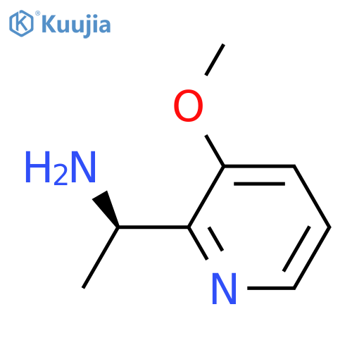 (1R)-1-(3-methoxypyridin-2-yl)ethan-1-amine structure