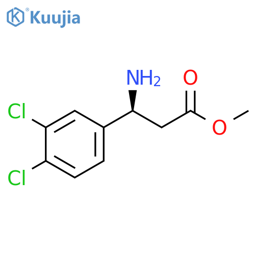 METHYL (3S)-3-AMINO-3-(3,4-DICHLOROPHENYL)PROPANOATE structure