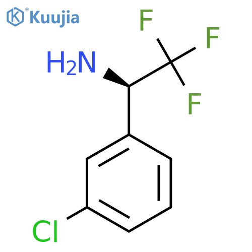(R)-1-(3-Chlorophenyl)-2,2,2-trifluoroethanamine structure