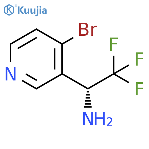 (R)-1-(4-BROMOPYRIDIN-3-YL)-2,2,2-TRIFLUOROETHAN-1-AMINE structure