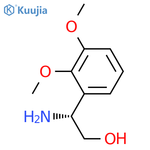 (2R)-2-amino-2-(2,3-dimethoxyphenyl)ethan-1-ol structure