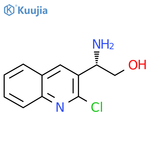 (2S)-2-amino-2-(2-chloroquinolin-3-yl)ethan-1-ol structure