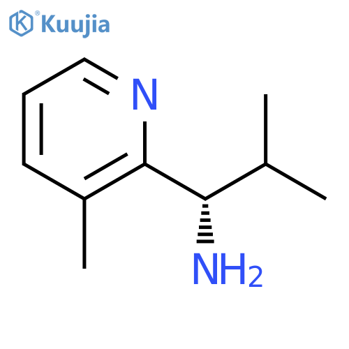 (1S)-2-METHYL-1-(3-METHYL(2-PYRIDYL))PROPYLAMINE structure