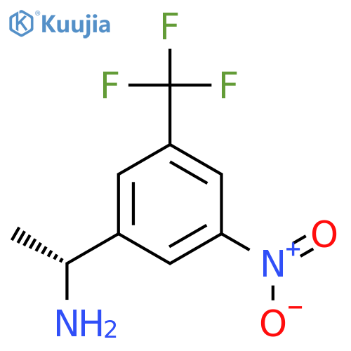 (1R)-1-3-Nitro-5-(trifluoromethyl)phenylethan-1-amine structure