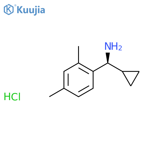 (1S)-1-cyclopropyl-1-(2,4-dimethylphenyl)methanamine structure