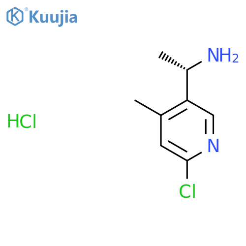 3-Pyridinemethanamine, 6-chloro-α,4-dimethyl-, (αS)- structure
