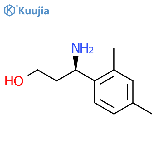 (3R)-3-amino-3-(2,4-dimethylphenyl)propan-1-ol structure