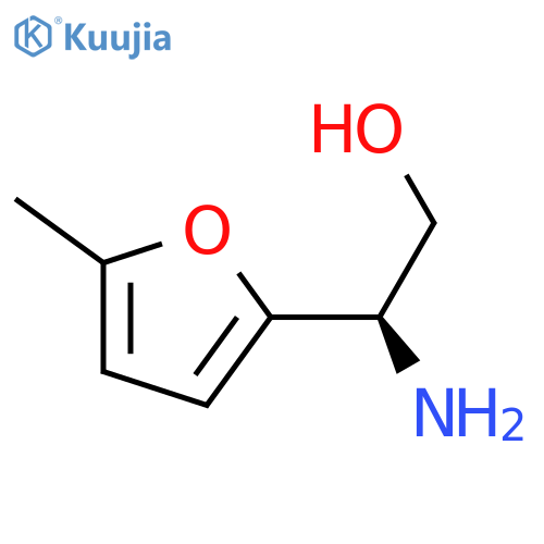 (2R)-2-amino-2-(5-methylfuran-2-yl)ethan-1-ol structure