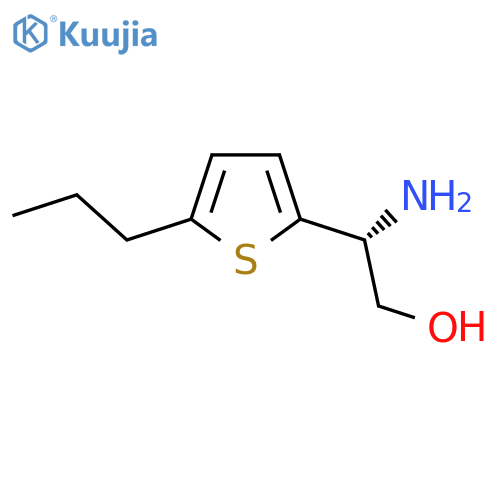 (2R)-2-amino-2-(5-propylthiophen-2-yl)ethan-1-ol structure
