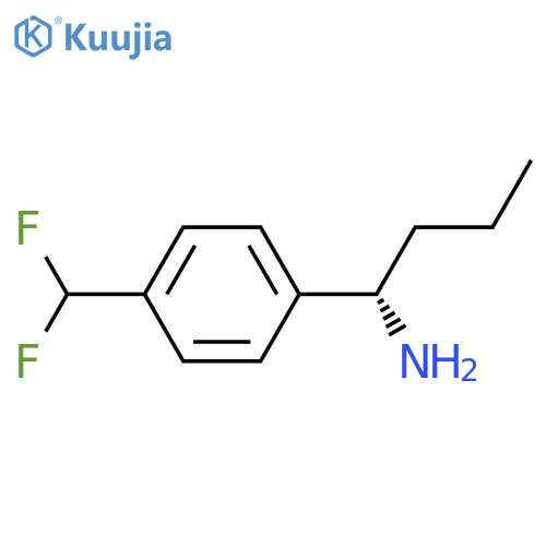 (1S)-1-[4-(DIFLUOROMETHYL)PHENYL]BUTYLAMINE structure