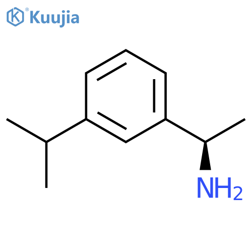 (1R)-1-3-(propan-2-yl)phenylethan-1-amine structure