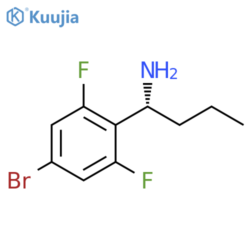 (1R)-1-(4-BROMO-2,6-DIFLUOROPHENYL)BUTYLAMINE structure