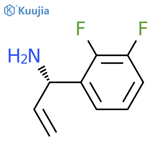 (1S)-1-(2,3-DIFLUOROPHENYL)PROP-2-ENYLAMINE structure