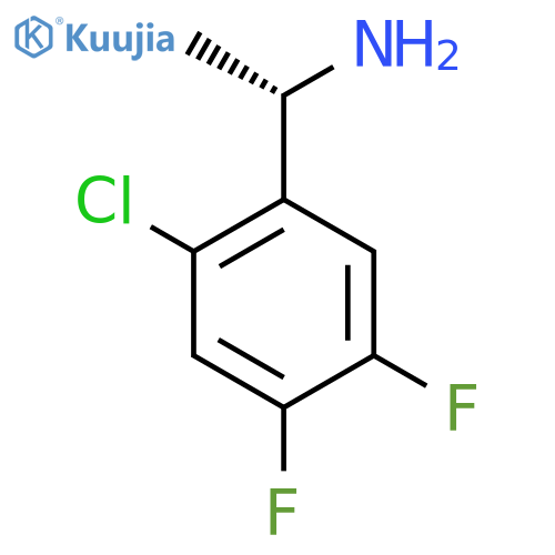 (1S)-1-(2-chloro-4,5-difluorophenyl)ethan-1-amine structure