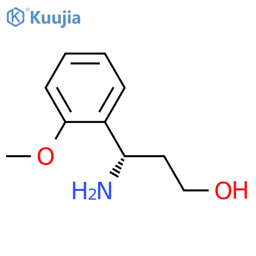 (3S)-3-AMINO-3-(2-METHOXYPHENYL)PROPAN-1-OL structure