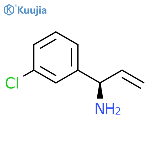 (1R)-1-(3-CHLOROPHENYL)PROP-2-ENYLAMINE structure