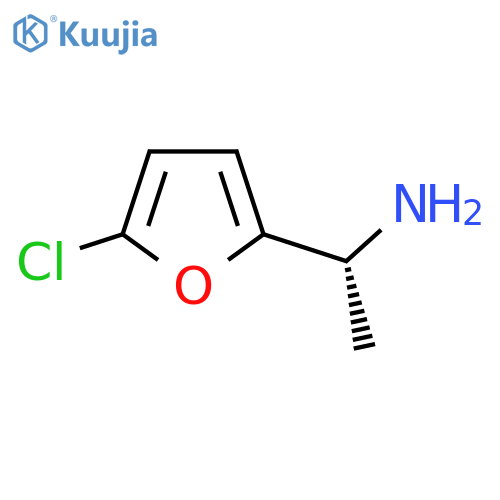 (1R)-1-(5-chlorofuran-2-yl)ethan-1-amine structure