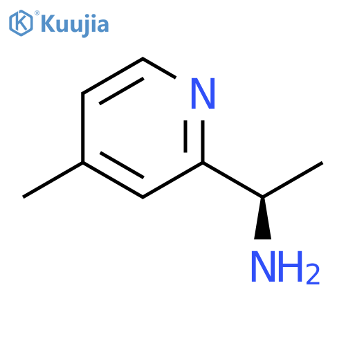 (1R)-1-(4-methylpyridin-2-yl)ethan-1-amine structure