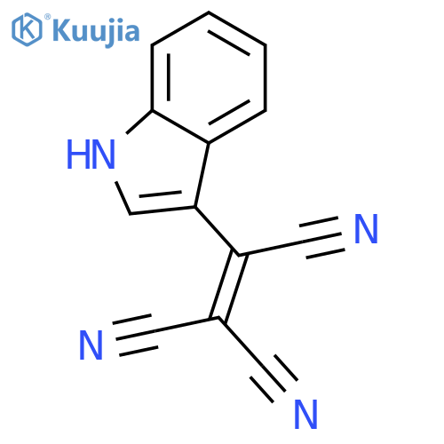 1,1,2-Ethenetricarbonitrile,2-(1H-indol-3-yl)- structure