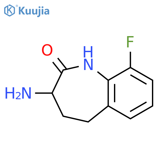 3-Amino-9-fluoro-1,3,4,5-tetrahydro-2H-benzo[b]azepin-2-one structure