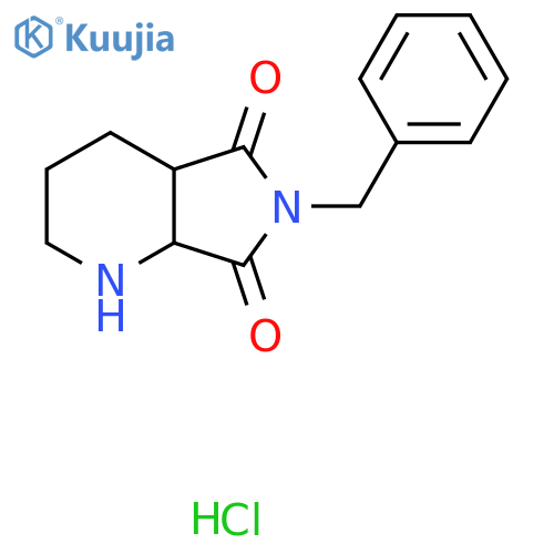 6-benzyl-octahydro-1H-pyrrolo3,4-bpyridine-5,7-dione hydrochloride structure