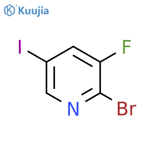 2-Bromo-3-fluoro-5-iodopyridine structure