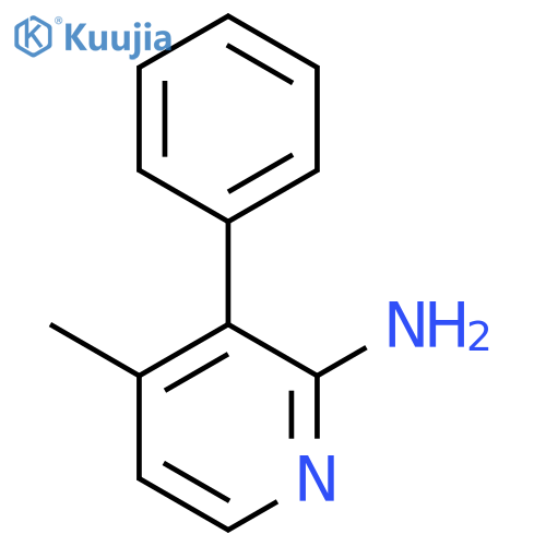 2-Amino-4-methyl-3-phenylpyridine structure