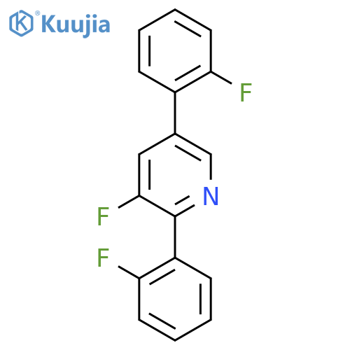 3-Fluoro-2,5-bis(2-fluorophenyl)pyridine structure