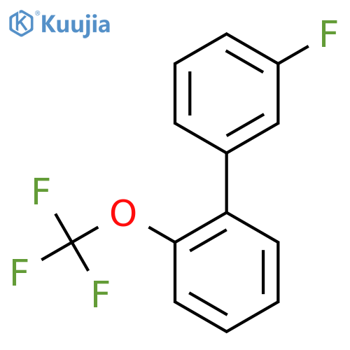 3-Fluoro-2'-(trifluoromethoxy)biphenyl structure