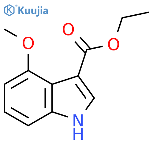 Ethyl 4-Methoxyindole-3-carboxylate structure
